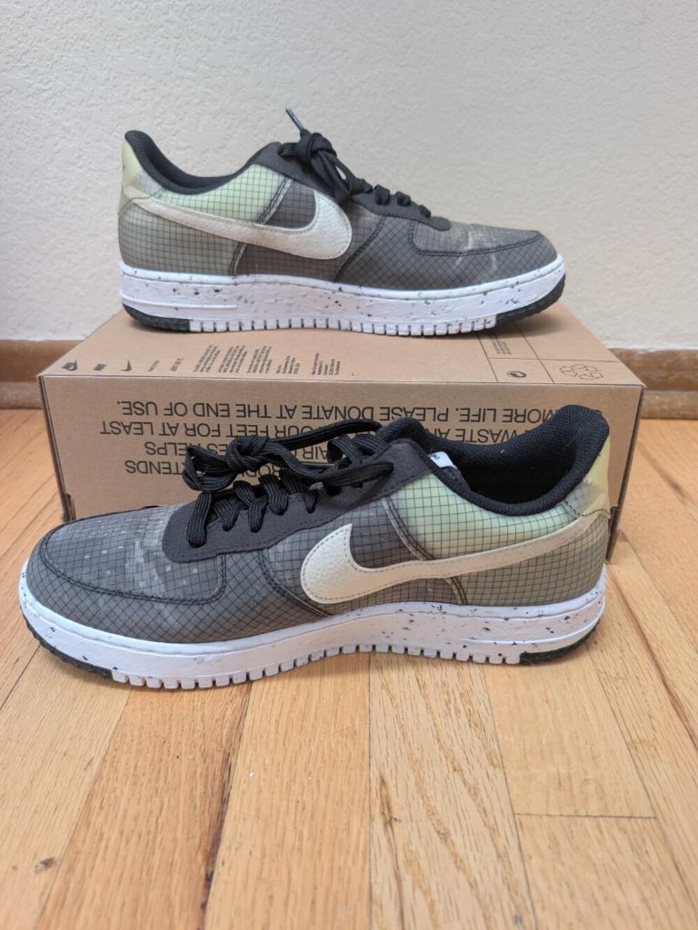 Air Force 1 Crater Mens Size 11.5 Worn Once DH2521-001